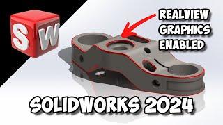 ENABLE Realview Graphics Solidworks 2024 | Easy Tutorial!