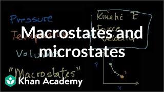 Macrostates and microstates | Thermodynamics | Physics | Khan Academy