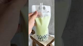 Easy Honeydew Boba Milk Tea Recipe #bubbletea