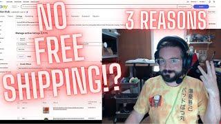 3 Reasons I Don't Do Free Shipping