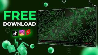 Free Download: Green Topographic Background #shorts #tiktok #freedownload #stockvideo #stockfootage