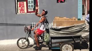 Crazy ride in Beijing! Skateboard and scooter for fun!