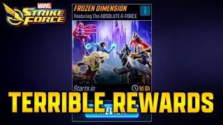 Frozen Dimension Rewards Are Terrible - MARVEL Strike Force - MSF