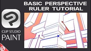Basic Perspective Ruler Tutorial - Clip Studio Paint