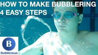 Bubbleman: HOW TO MAKE BUBBLE RINGS IN 4 EASY STEPS