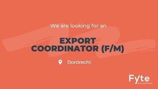 Job Offer - Export Coordinator (F/M)