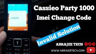 change imei code China cassieo E1000 register free  |invalid Solution| #imeichange