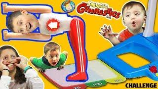 FANTASTIC GYMNASTICS CHALLENGE! Losers Eat Melted Surprise! FUNnel V Flips & Fails Fun