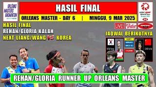 Hasil Final Orleans Master 2025 Hari Ini ~ REHAN/GLORIA GAGAL JUARA