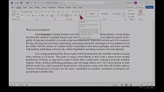 HOW TO DEAL with HORIZONTAL LINES in MS Word