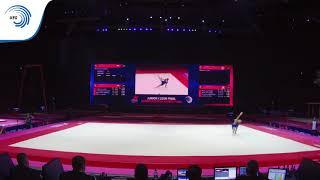 Jamie LEWIS (GBR) - 2018 Artistic Gymnastics European Champion, junior floor