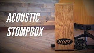 Acoustic Stompbox ToeKicker from Kopf Percussion