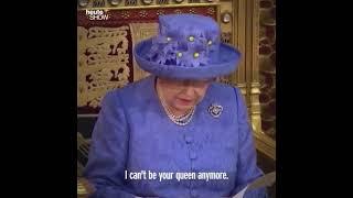 the Queen's resignation speech