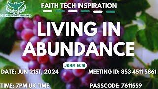 Understanding Biblical Abundance | Pastor Gibson  Ikoro | Faith Tech Inspiration | CHM Tech G