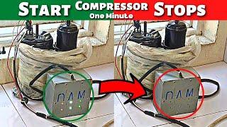 Compressor Start & Stop In 1 Minute of Inverter Mini-Split Ac