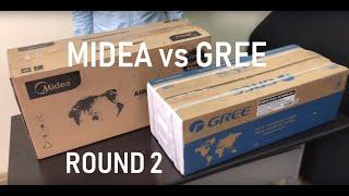 Сравнение недорогих моделей кондиционеров от лидеров рынка GREE и MIDEA