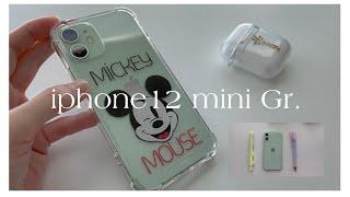 (eng.) Unboxing iPhone12 mini Green I 아이폰12 미니 그린 I accessories