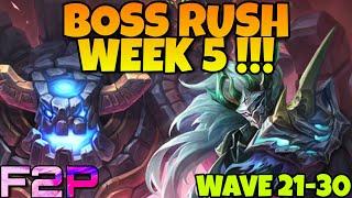 BOSS RUSH WEEK 5 !!! SUMMONERS WAR