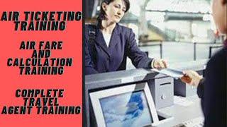 IATA TRAINING GLOBAL INDICATOR|AIR TICKETING CERTIFIED TRAINING WITH EXPERT PROFESSIONAL|