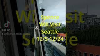 Spence will visit #Seattle 12/5-12/24 #spaceneedle #internationalfountain #travel #tourism