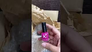 Unboxing my 1st collaboration #glamnails #collaboration #nailchannel #youtubeshorts #reels