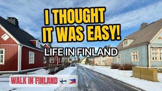 A RELAXING WALK IN FINLAND | Exploring Residential Streets | LIFE IN FINLAND