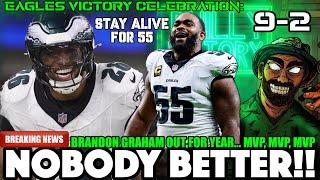 INSANE! Eagles Victory Celebration: Saquon Barkley Is The MVP!  Brandon Graham Out  They DOMINATE