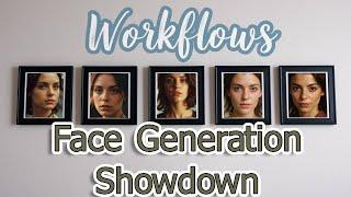 Comparing Face Generation Workflows: Photomaker V1, V2, IPAdapter FaceID and InstantID