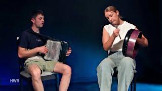 Niamh Fennell (1): bodhrán & Joseph Mannion: accordion - Craiceann Bodhrán Festival 2024