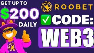 ROOBET PROMO CODE - WEB3 up to $200 BONUS DAILY (roobet promo code 2024)