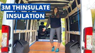 3M Thinsulate Insulation | Ram ProMaster Van Build Series 8 | Van Life | Solo Female Traveler