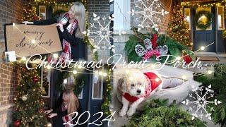 NEWCHRISTMAS PORCH DECORATE WITH ME TRADITIONAL CHRISTMAS DECORATING CHRISTMAS DECORATING