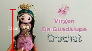 Virgen de Guadalupe ️20 cm Crochet #guadalupana #virgendeguadalupe #amigurumi