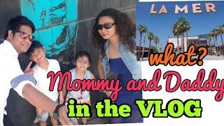 Lamer Dubai with mommy and daddy in the Vlog