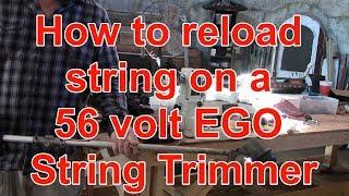 How To Reload String on a 56 Volt EGO String Srimmer