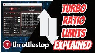 Throttlestop - Turbo Ratio Limits Explained | How to reduce temps in 12th & 13th gen #throttlestop