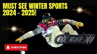 Top 10 Must-See Winter Sports in the U.S. in 2024-2025!