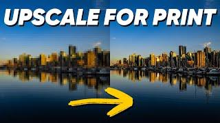 The BEST way to upscale AI Art for printing and apparel!