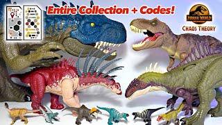 Entire Chaos Theory Jurassic World Dinosaur Toys Collection + Scan Codes!