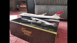 Unboxing - British Airways Gemini200 Retro B747 400 "Negus" 100 Years G BYGC 1919 2019