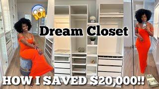 OMG!! EXCITING NEWS!! DREAM CLOSET TOUR 2023! HOW I SAVED $20,000   Home Update | MsnaturallyMary