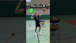 How to Float Serve in Volleyball  #volleyball