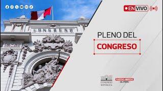 EN VIVO: Sigue la sesión del Pleno del Congreso  | 12 DE MARZO DEL 2025