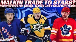 Huge NHL Trade Rumours - Malkin to Dallas? NYR, Leafs, Canucks, Seguin Out 6 Months & 4N Rosters