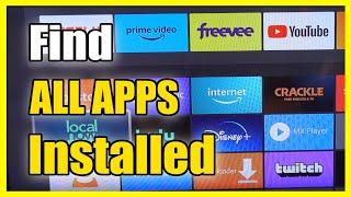 How to Find All Installed Apps on Firestick & Recently Used (Fast Method)