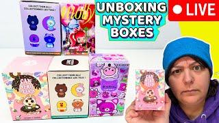 Unboxing WEIRD Mystery Boxes I Forgot About!  LIVE STREAM 