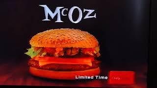 McDonald's McOz Burger Australian TV Ad 1990s Commercial Tasmania