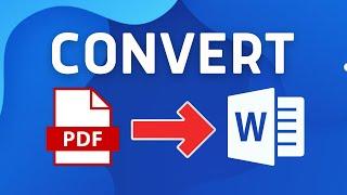 How To Convert PDF into Word