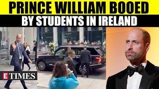 Prince William Booed, Jeered By Students In Northern Ireland | WATCH