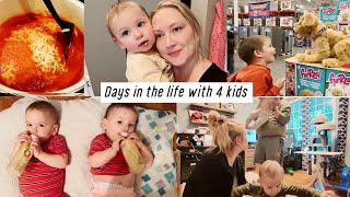 days in the life as a mom of 4  twin mom